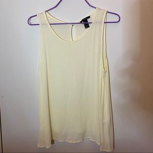 Forever 21 cream white Tank Top